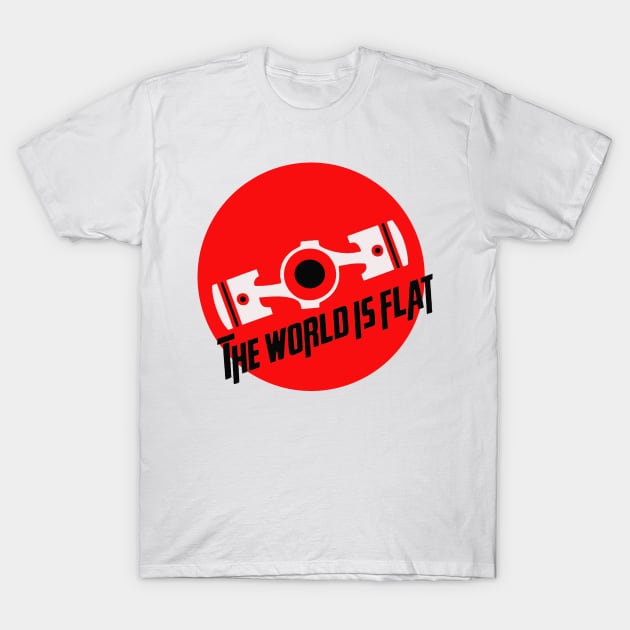 the world is flat T-Shirt by dhika